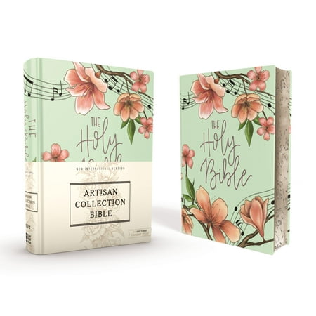 Collection Alphabet Design Board Niv, Artisan Collection Bible, Cloth Over Board, Turquoise Floral, Designed Edges Under Gilding, Red Letter Edition, Comfort Print (Hardcover) ()