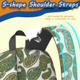 thumbnail image 5 of Paisley and Damask White Pattern 17" Waterproof Oxford School Backpacks for Teens, S-Shape Padded Straps, for School, Travel, Hiking, Camping, 5 of 5
