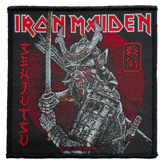 Men's Iron Maiden Senjutsu Woven Patch Black