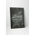 thumbnail image 1 of "Aircraft Jet Engine Patent" Gallery Wrapped Canvas Print, 30" x 20", 1 of 3
