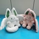 thumbnail image 4 of Cute Pink Bat Bunny Plush Pillow Kawaii Bat Rabbit Stuffed Animal for Kids 16, 4 of 4