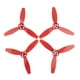 thumbnail image 5 of 2 pares de hélices CW CCW, palas principales, repuesto para dron Parrot Bebop 2 rojo, 5 of 7