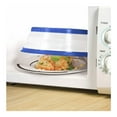 Tovolo Collapsible Microwave Food Cover, DishwasherSafe, BPAFree, Stratus Blue