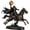 Set of 1, variant on Headless Horseman LED Lighted Statue, Pumpkin Horse Halloween Gothic Figurine with Warm Orange Glow, Spooky Decor for Mantel Shelf Tabletop