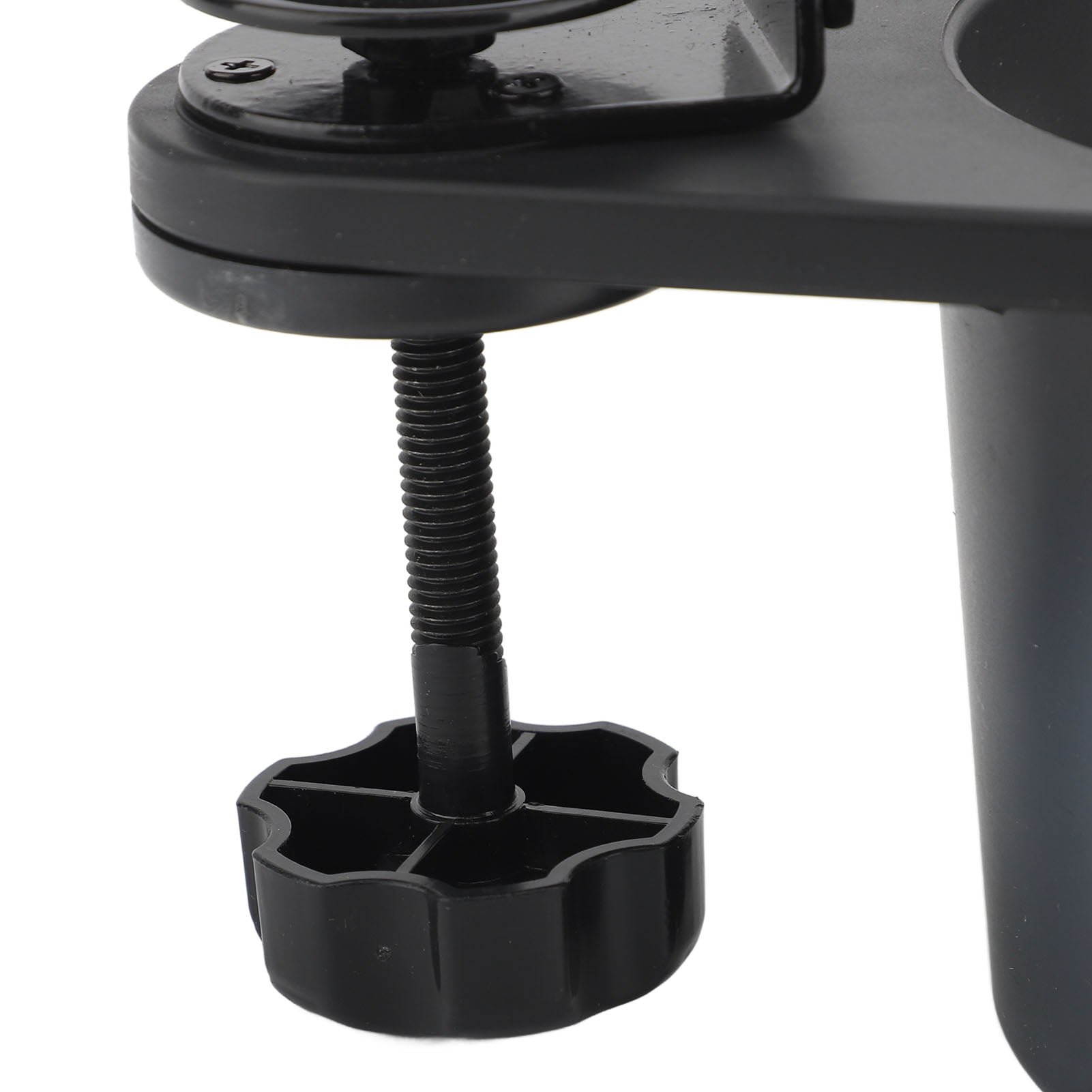 Nieyigj Desk Cup Holder Rotating Clip On Bottle Organizer Storage Rack for Coffee Drink Mugs Water Bottles Adjustable Clamp Under Desk Mount Attachment Drinkware Holder Accessories (3.7 in / 9.4 cm)