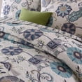 thumbnail image 2 of DBOZE Elegant Damask Reversible Quilt Set, 3-Piece, Soft Cotton Bedding Set, Queen, 2 of 8