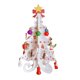 thumbnail image 1 of Moyic Decoración de árbol de Navidad de escritorio de reutilizable plegable lindo hogar Oficina Bar dormitorio decoración ornamento con Mini Kits de decoración para fiestas Blanco Moyic HA069181-02, 1 of 6