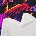 thumbnail image 3 of Erosebridal Gamer Fleece Throw Blanket Throw 50"x60" Gaming Plush Blanket for Boys Girls Teens Modern Game Console Controller Sherpa Blanket Joystick Room Decor Purple Flannal Blanket, 3 of 6