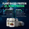 thumbnail image 3 of NF Sports All-Natural Organic Plant-Based 24g Protein Powder, Pea and Watermelon Seed, Vegan, Gluten-Free, Non-GMO, Tahitian Vanilla, 28 Servings, 3 of 7