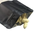 thumbnail image 4 of FungLam Mylar Foil Food Storage Stand Up Zip Seal Pouch Smell Proof Bags with Window Gold Outer Size: 4x6in(10x15cm) 100 PCS, 4 of 5