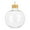 gold, variant on Plastic Round Ball Bottle, 250ml Refillable Clear Ornament Bottle with Cap for Cold Drinks DIY Christmas Decoration Holiday Party Use