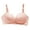 Pink, variant on Women's Front Button Nursing Bra Anti Exposure No Wires Push Up Top Back Bottoming No Wires Sports Bra