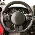 thumbnail image 4 of Steering Wheel Replacement Steering Wheel For  Finger Ridges Steering Wheel Upgraded Customized Steering Wheel Carbon Fiber Steering Wheel Nappa Preforated Leather Red Stitching, 4 of 8