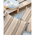 thumbnail image 3 of Outdoor Throw Pillow Cover Ethnic Tribal Geometric Line Stripe Art Waterproof Cushion Covers 2 Pack Retro Abstract Flower Wooden Pillow Cases Home Decoration for Patio Garden Couch Sofa, 3 of 7