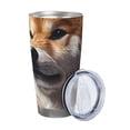 thumbnail image 2 of Salouo Regal Shiba Inu Print 20oz Tumbler with Lid,Stainless Steel Vacuum Insulated Tumbler Durable Insulated Coffee Mug Thermal Cup with Splash Proof Sliding Lid-Without Straw, 2 of 8