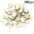 thumbnail image 2 of Coofit 100PCS Wood Slice Decorative DIY Maple Leaf Shape Wood Craft Wood Embellishment, 2 of 6