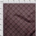 thumbnail image 3 of oneOone Polyester Spandex Maroon Fabric Asian Batik Ogee Sewing Fabric By The Yard Printed Diy Clothing Sewing Supplies 56 Inch Wide, 3 of 4