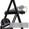 thumbnail image 4 of HBTower Escalera de 3 escalones, taburete plegable con pedal ancho antideslizante, escalera de acero resistente de 500 libras, agarre cómodo, ligero, taburete de acero portátil, negro, 4 of 4