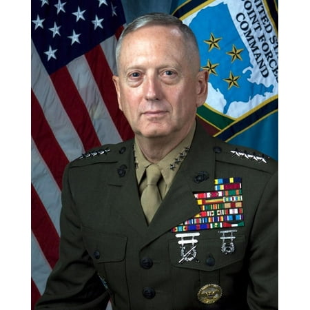 Laminated Poster Secretary Defense James Mattis Mad Dog Poster Print 24 x (Best Of Mad Dog Mattis)