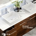 thumbnail image 4 of Eviva Luxurious 60 Inch Double Vessel Sink Vanity in Rosewood, 4 of 7