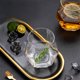 thumbnail image 4 of Vaso de whisky 300ML de gran capacidad – Fondo antideslizante engrosado | Opciones de cenicero ámbar transparente y colorido | Artesanía de borde rizado suave | Vidrio multicolor seguro sin plomo, 4 of 5