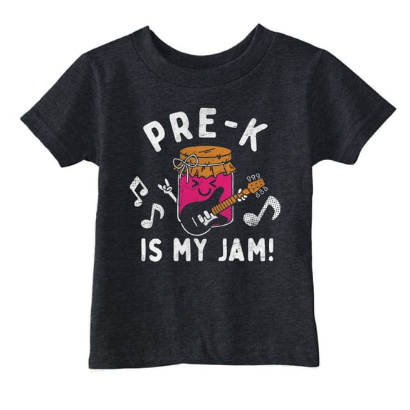 Toddler Funny T Shirts Pre K Is My Jam Sarcastic School Graphic Novelty Tee For Young Kids