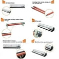 thumbnail image 4 of INTBUYING 110V All Metal Shell 12.5inch Thremal Hot Cold Lamiantor Machine with Inside Heating Tube 4 Rubber Roller for Sealing Photos, 4 of 7