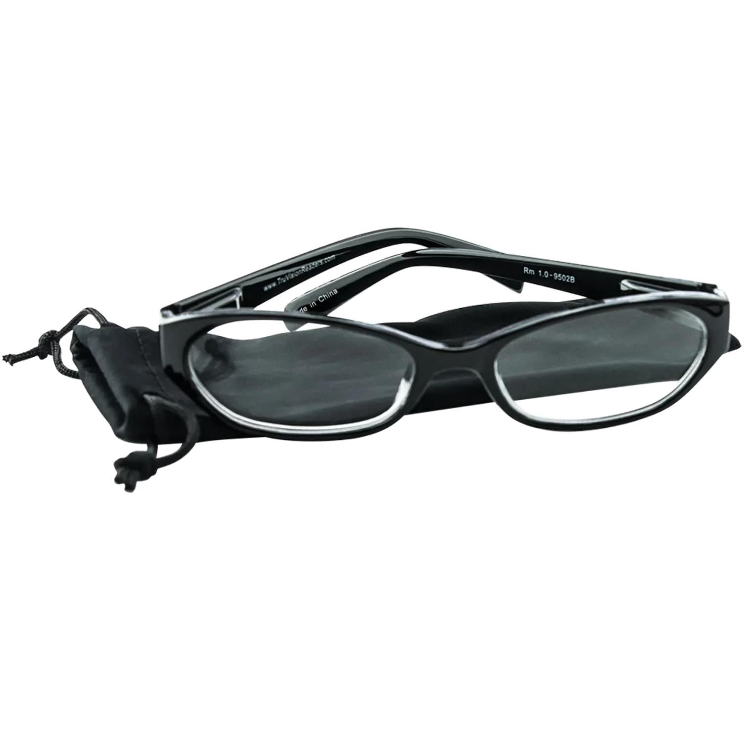 Reading Glasses +2.25 | 4 Pack of Readers for Men and Women | 2 Black 2 Tortoise