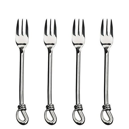 

Gourmet Settings Twist Cocktail Forks Stainless Steel Set of 4