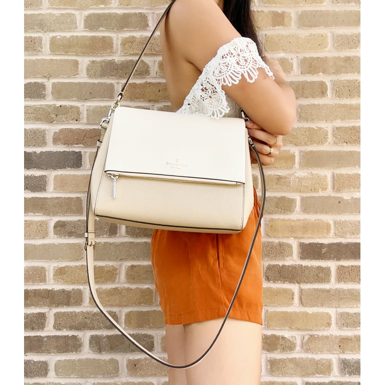 Buy the Kate Spade Black Nylon Flap Small Shoulder Messenger Bag