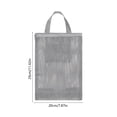 thumbnail image 3 of Bolsa de artículos de aseo para viajes con compartimentos de malla, impermeable y transpirable, de gran capacidad y ligera, para playa, vacaciones, gimnasio, rosa o gris., 3 of 6