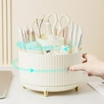 thumbnail image 5 of Desk Organizers and Accessories, 7 Pcs Set with 360-Degree Rotating Pen Holder, Stapler, Tape Holder, Staple Remover, Binder/Paper Clips Kit, Scissor and 1 Box of Staples, 5 of 7