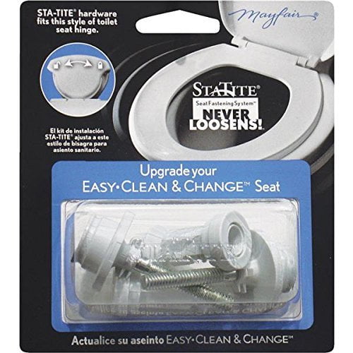 Mayfair Toilet Seat Hardware Upgrade Kit White