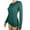 Dark Green, variant on Giftesty Womens Tops Plus Size Women's Spring Fall Patchwork Printed Long Sleeves Round Neck Casual Tee Tops