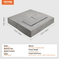 thumbnail image 5 of VEVOR 4-Piece Modular Kids Play Couch – DIY Creative Sectional Sofa for Toddlers and Children, Dark Grey, 5 of 12