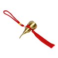 thumbnail image 3 of Feng Shui Wu Lou-borla de la suerte roja, cuerda alta de 10cm, latón, forma de calabaza abierta, adorno colgante para decoración de coche, 3 of 12