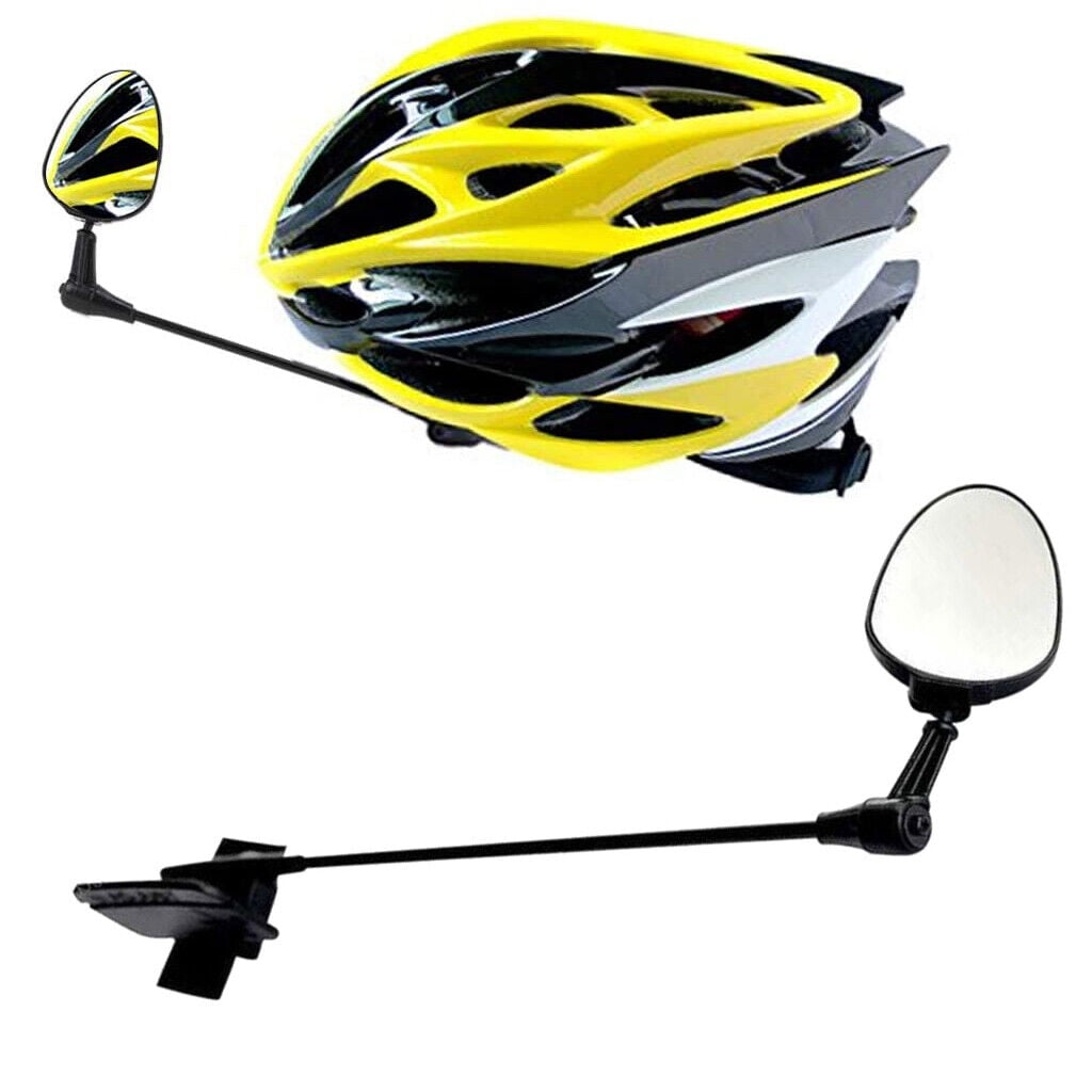 Flat Bicycle Helmet Mirror Helmet Mounted RearView Cycling Accessories