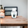 thumbnail image 7 of JAGASY Eagle Funeral Urns for Mom - White Small Urn for Ashes Adult Male - Tree Mini Urn for Human Ashes Keepsake - Miniature Cremation Urns - (3 Inch), 7 of 7