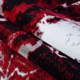 thumbnail image 3 of Ladole Rugs ANS10674 Tapis Abstrait Contemporain Doux, Rouge/noir, 53" x 76"(160cm x 230cm), 3 of 4
