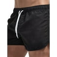 thumbnail image 1 of DYMADE Men's Activewear Solid Elastic Waist Draw String Casual Summer Walkshorts Shorts, 1 of 2