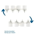 thumbnail image 5 of Fessler Collection Four-Light Brushed Nickel Opal Glass Farmhouse Bath Light, 5 of 11