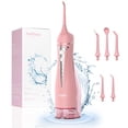 thumbnail image 1 of Water Flosser ToFlow C101 recargable de 300 ml para dientes, color rosa, 1 of 8