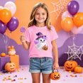 thumbnail image 5 of CAUYDY Toddler Halloween Shirt Kid Girls Boys Graphic Tshirts Kids Fall Spooky Season Short Sleeve Tee Tops,5-6 Y, 5 of 8