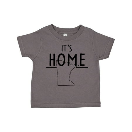 

Inktastic It s Home- Minnesota State Outline Gift Toddler Boy or Toddler Girl T-Shirt