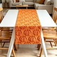 thumbnail image 5 of Pumpkin Quilted Embroidered Table Runner, 3D Fall Thanksgiving Tablecloth for Party Home Kitchen Dining Decor, 5 of 9
