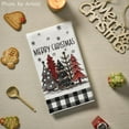 thumbnail image 4 of SM-XLHN Xmas Tree Gift Box Merry Christmas Kitchen Towels Dish Towels, 18x26 Inch Holiday Merry Bright Winter Decoration Hand Towels Set of 2, 4 of 6