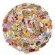thumbnail image 2 of Paquete de 100 pegatinas de vinilo de comida para botellas de agua, impermeables y mate., 2 of 5