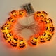 thumbnail image 4 of Luces de cadena de Halloween, decoración de escena, luces LED, adecuadas para decoración navideña en interiores y exteriores, luces de cadena de calabaza., 4 of 6
