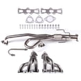 thumbnail image 2 of Mazda/Ford Exhaust Manifold, 1993-1997 MX6/Probe 2.5L V6, MT001246, Superseded HDSFP93V6, Front, 2-Bolt, Stainless Steel, Chrome Polished, 2"/2.5" Inlet, 2 of 4