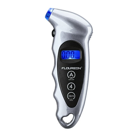 Digital Tire Pressure Gauge 150 PSI 4 Settings for Car Truck Bicycle with Backlit LCD and Non-Slip